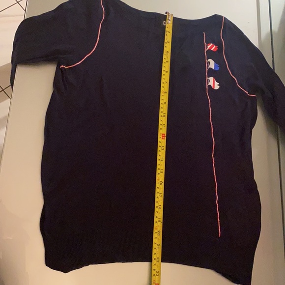 D&G by Dolce&Gabbana nautical navy sweater Sz. XL - Picture 7 of 12
